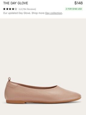 The Day Glove Women's Ballet Flat - Taupe